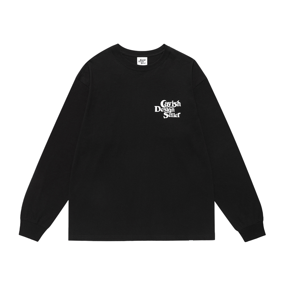 카비시 셀러 로고 롱슬리브 티셔츠 블랙(CAVISH Seller Logo Ls Tee Black) - 2