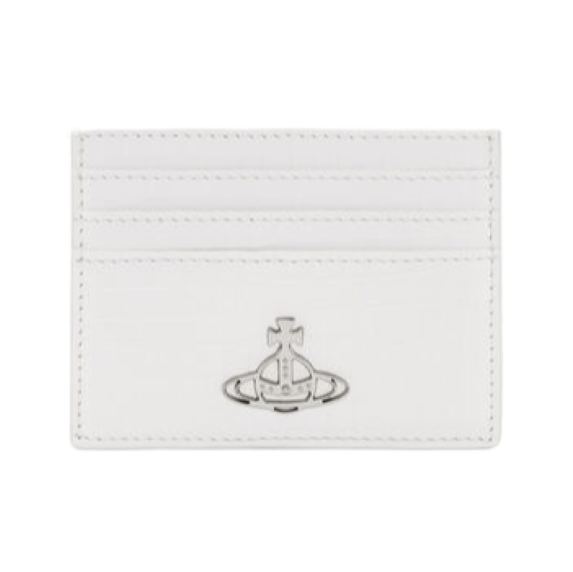 비비안 웨스트우드 플랫 카드 홀더 화이트(Vivienne Westwood Flat Card Holder White) - 1
