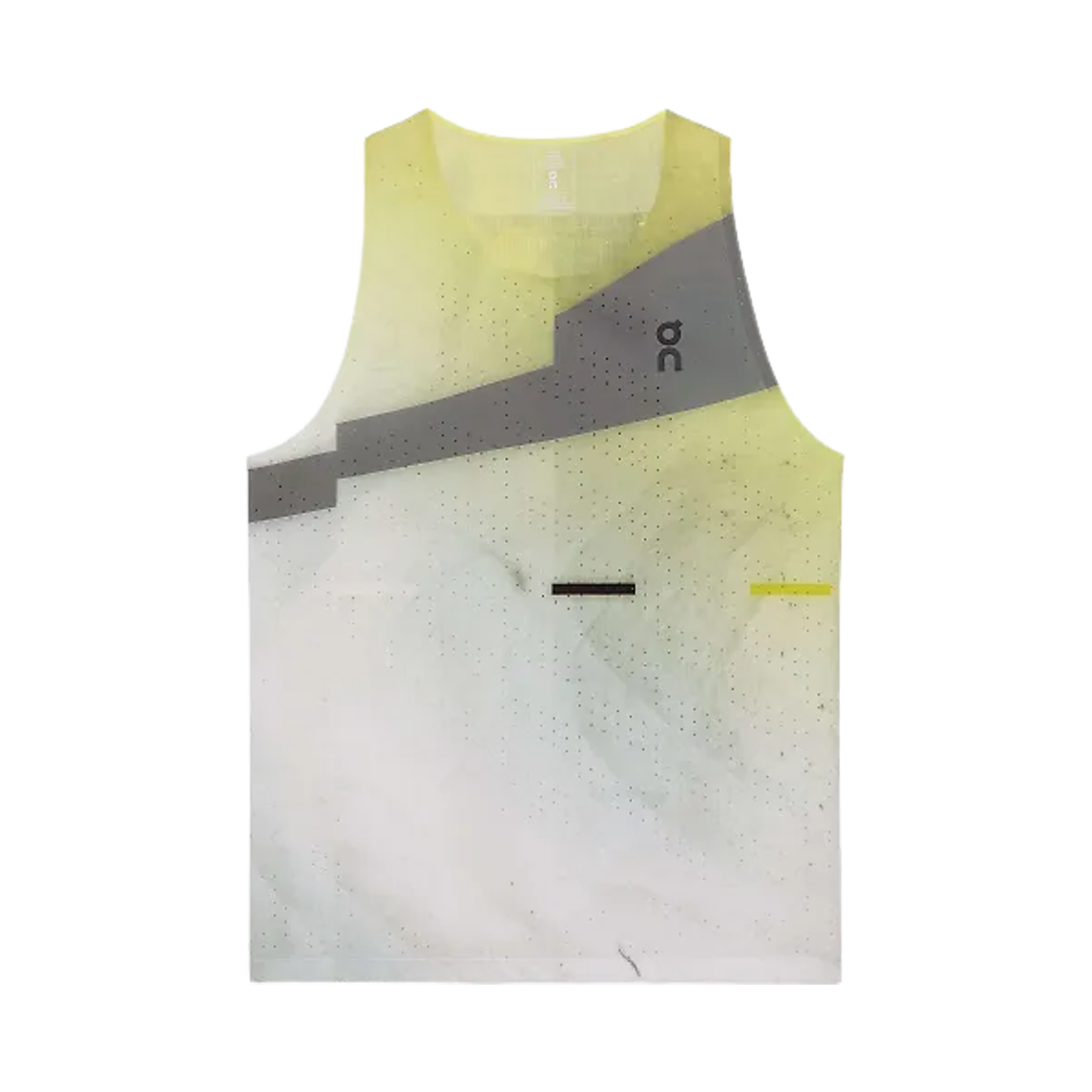 1MF10152959 On Running Race Singlet Limelight Glacier