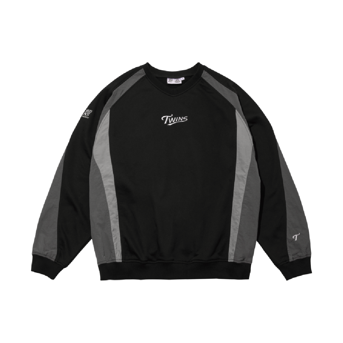 빠더너스 x 엘지트윈스 웜업 스웻셔츠 블랙 | BDNS X LG TWINS