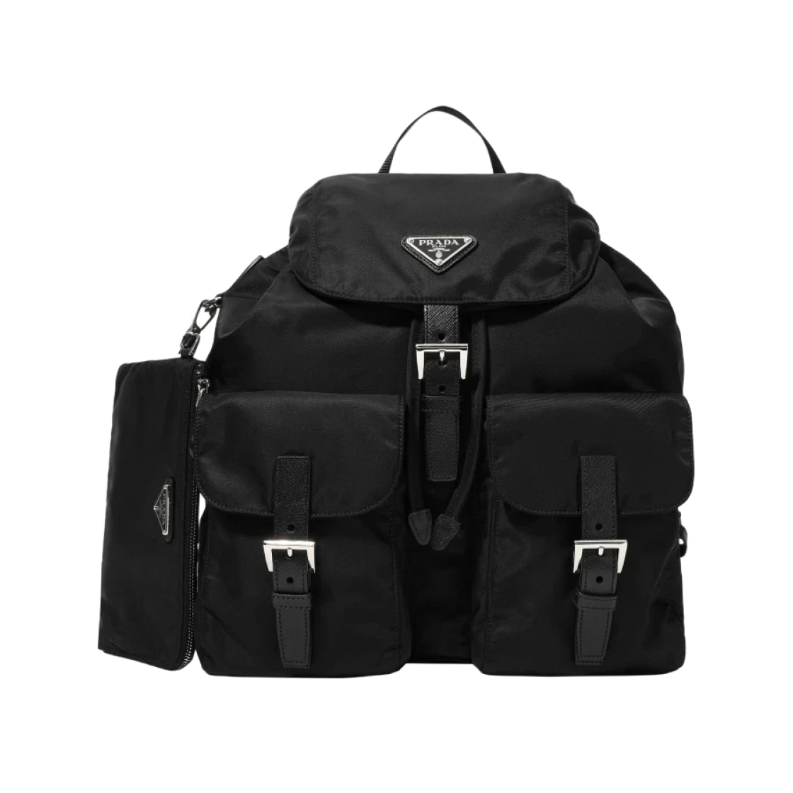 Prada Prada Re-Nylon Medium Backpack Black · 본품+더스트백