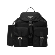 Prada Re-Nylon Medium Backpack Black