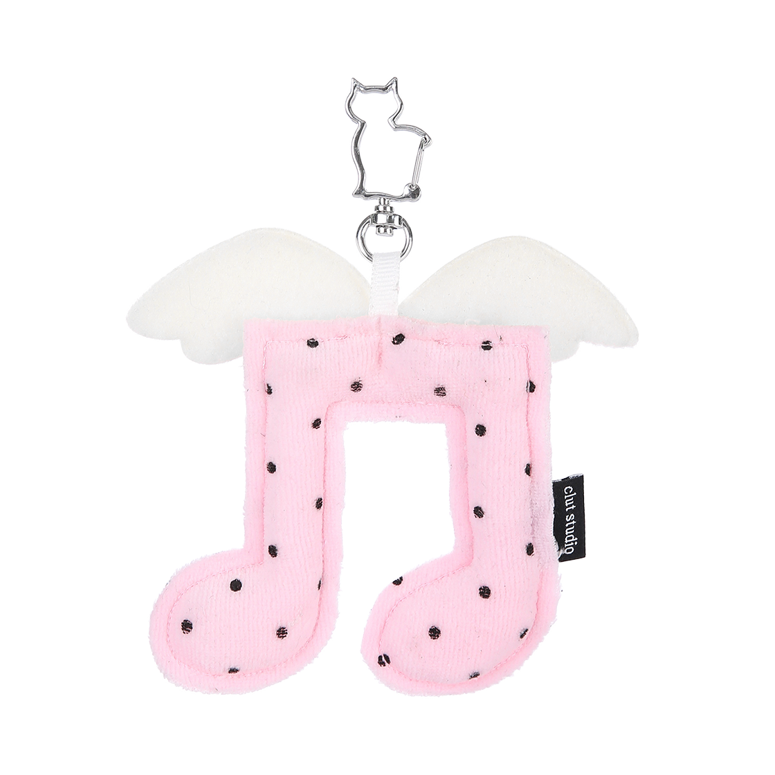 25HS014PK Clut Studio Melody Angel Keyring Pink