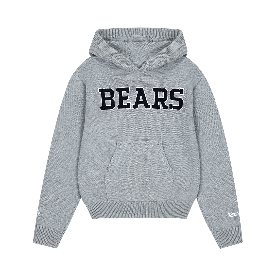 사파리스팟 X 베어스 니트 후디 - 그레이(Safarispot X BEARS Knit Hoodie - Gray)