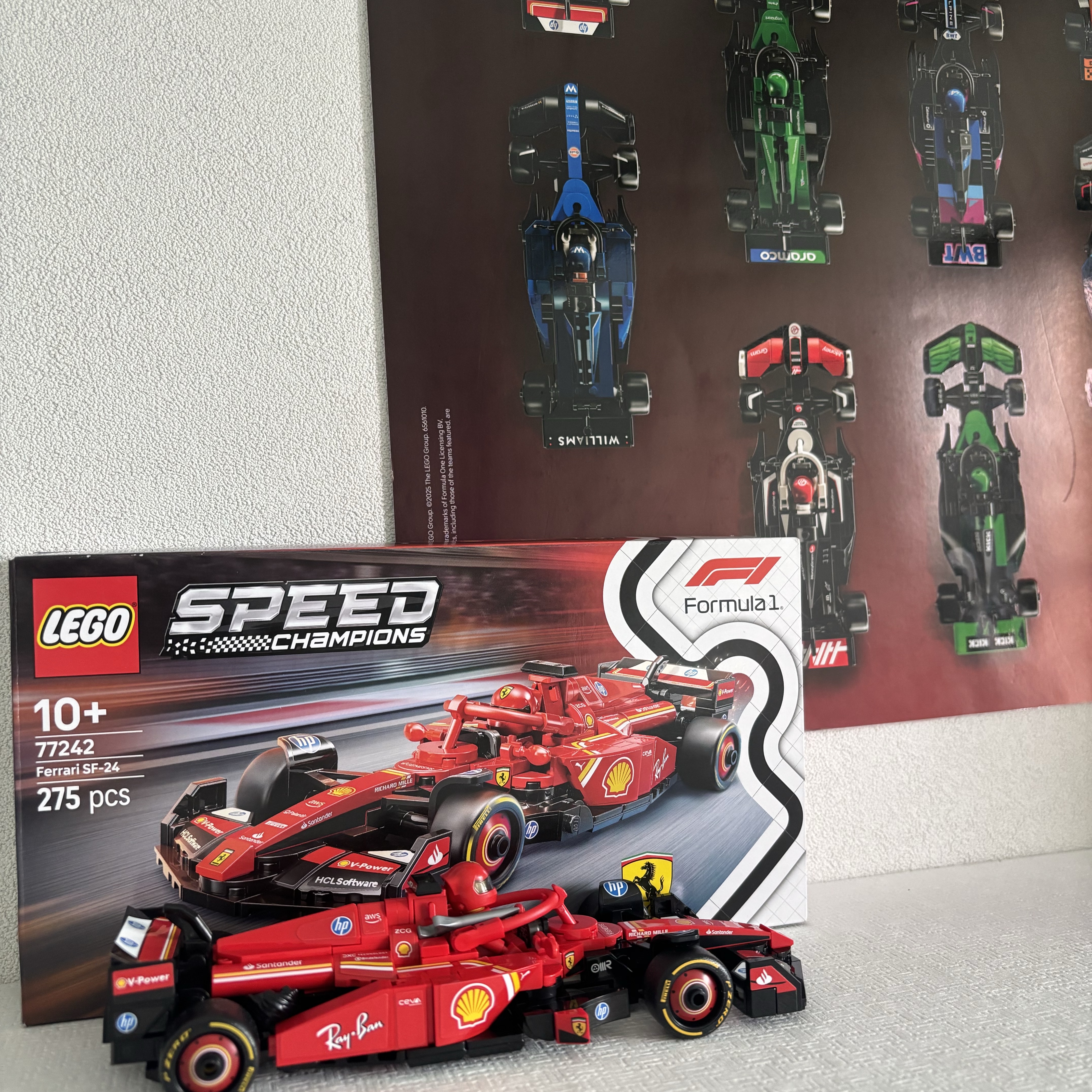 Lego Speed Champions Ferrari SF-24 F1 Race Car, Lego Ferrari SF-24 F1 Car 착용 스타일 - 1
