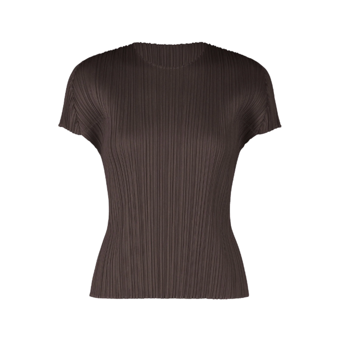 (W) 플리츠 플리즈 이세이 미야케 MC 줄라이 탑 다크 브라운((W) Pleats Please Issey Miyake MC July Top Dark Brown) - 1