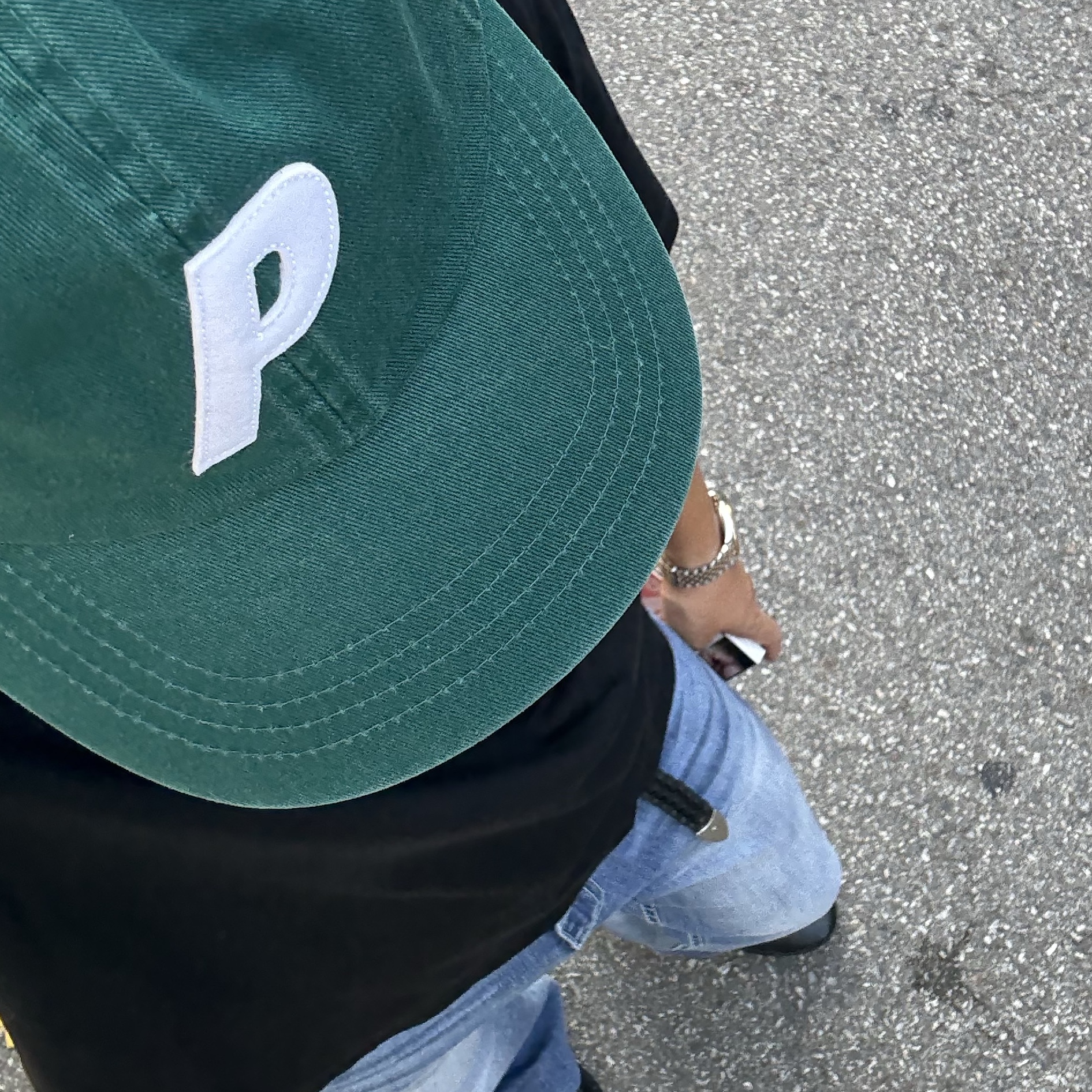 Palace P 6-Panel Forest - 25FW 착용 스타일