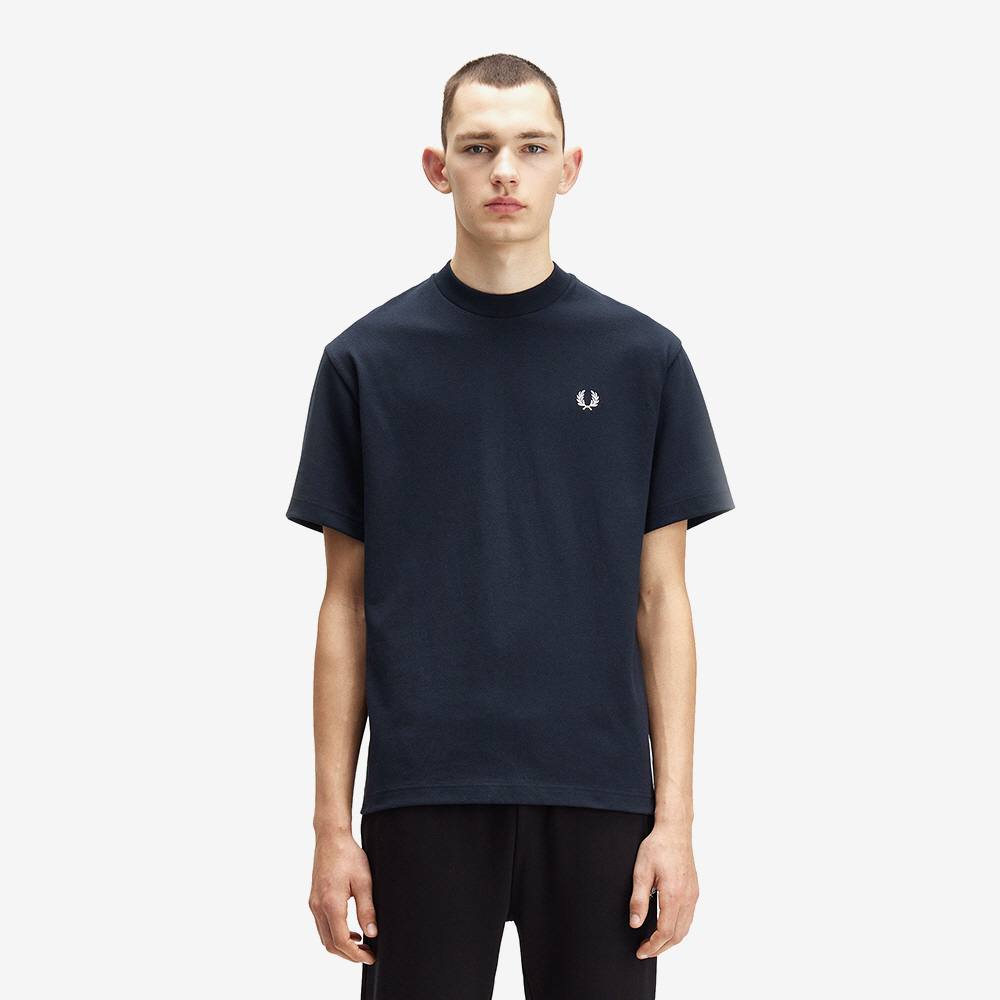 프레드페리 릴렉스드 티셔츠 네이비(Fred Perry Relaxed T-Shirt Navy Snow White) - 2