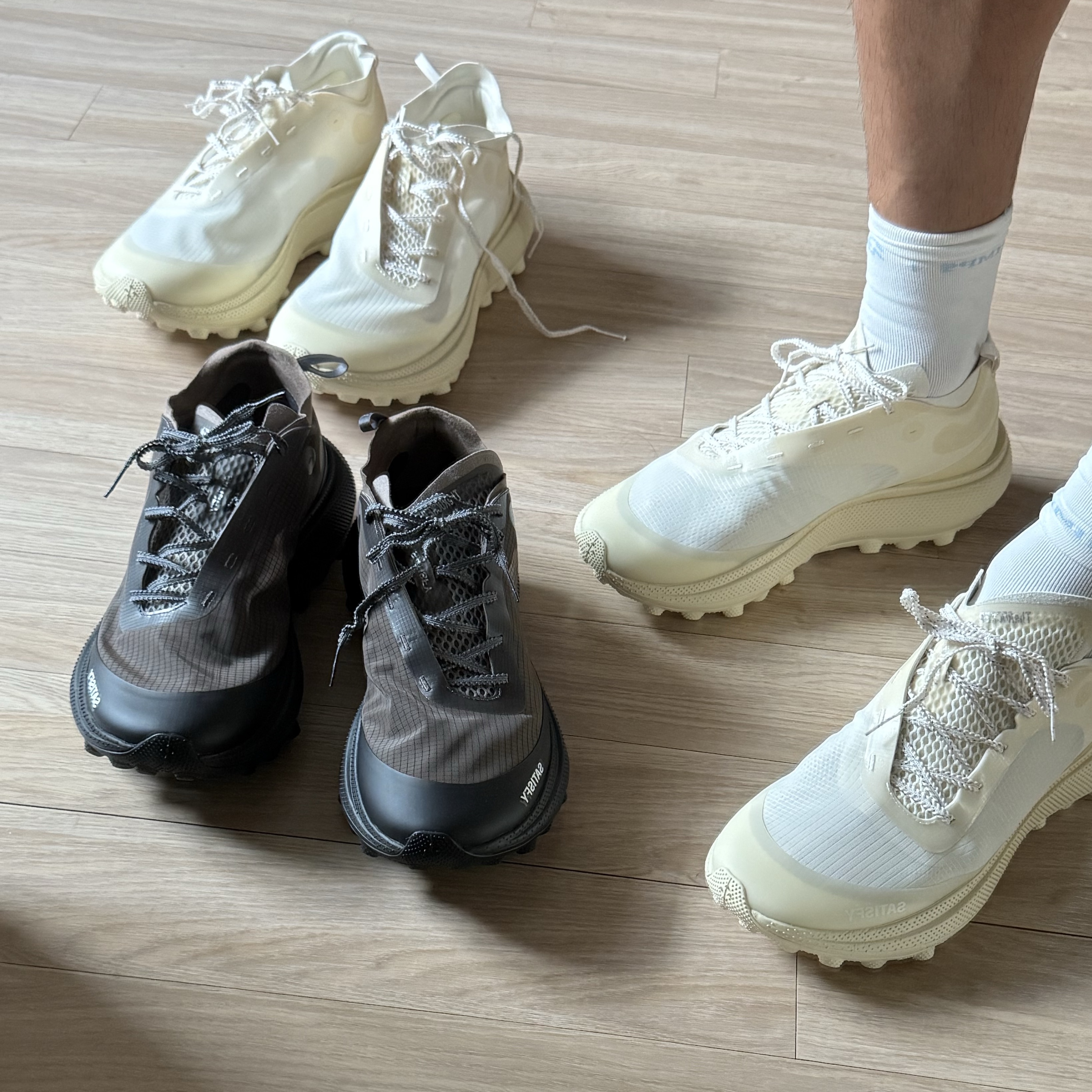 Satisfy The Rocker Antique White (Special Edition), Satisfy The Rocker Falcon (Special Edition) 착용 스타일