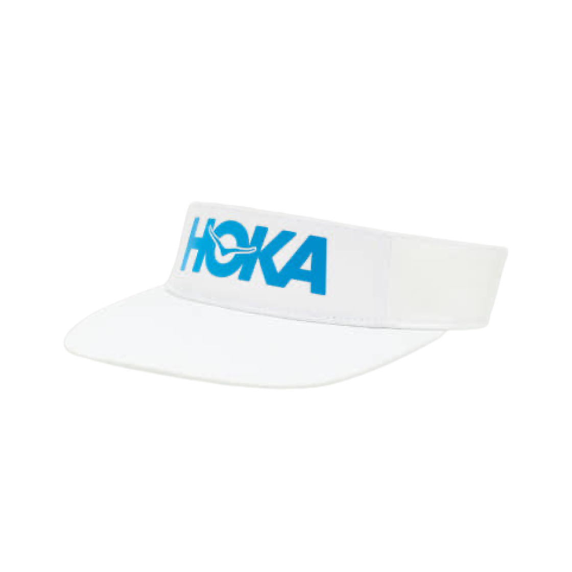 호카 로고 바이저 화이트(Hoka Logo Visor White)