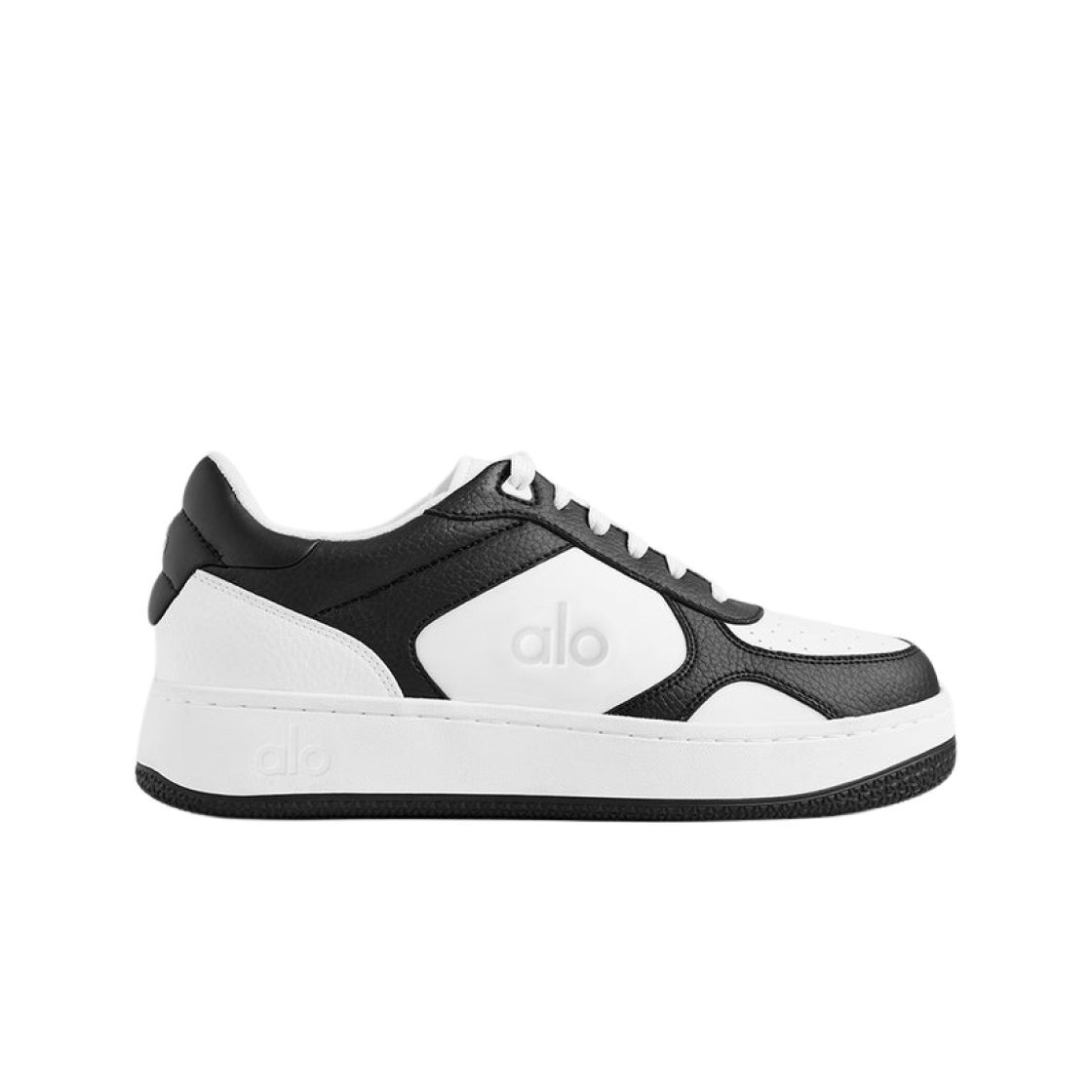 A0685U Alo Yoga Recovery Mode Sneaker Black White