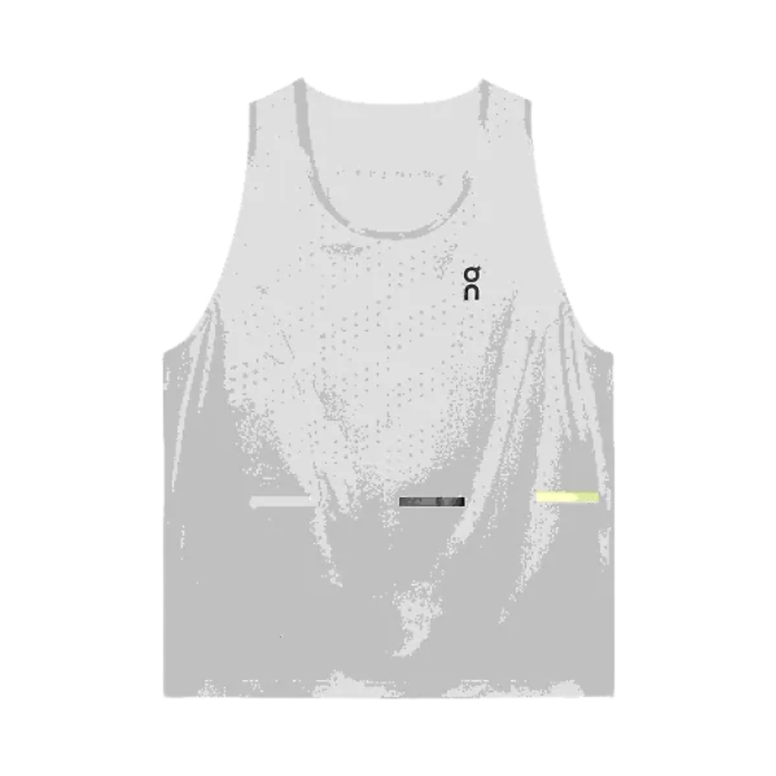 1WF10180296 (W) On Running Race Singlet Silver