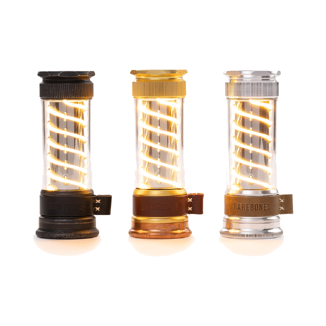 베어본즈 에디슨 라이트 스틱 텀블드 스틸(Barebones Edison Light Stick Tumbled Steel)