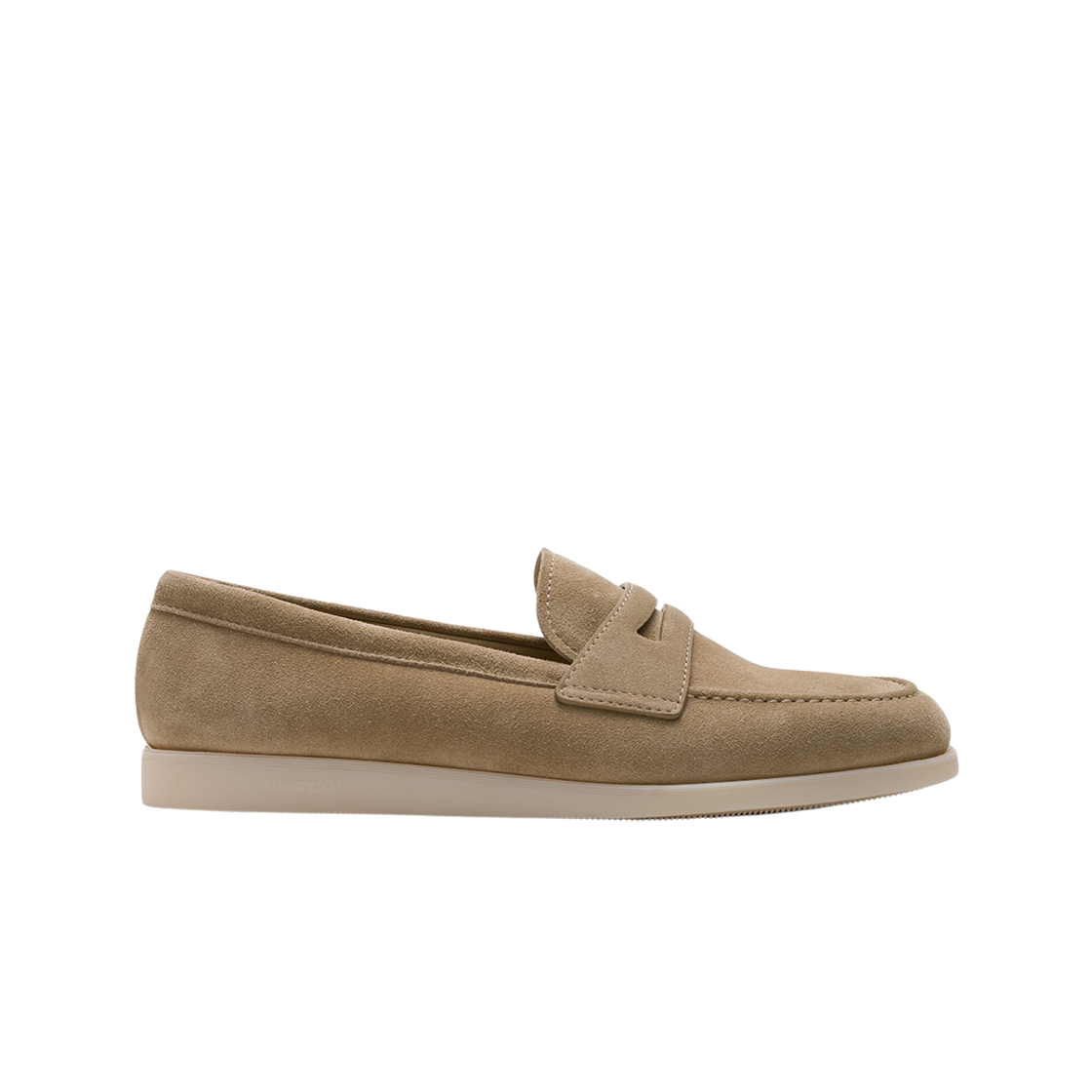 처치스 포츠머스 스웨이드 로퍼 스톤(Church's Portsmouth Suede Loafer Stone)