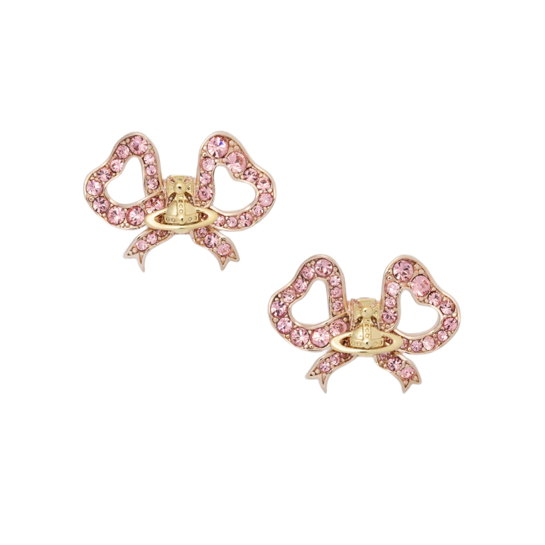 비비안 웨스트우드 리가베르타 이어링 핑크 골드(Vivienne Westwood Rigoberta Earrings Pink Gold) - 1