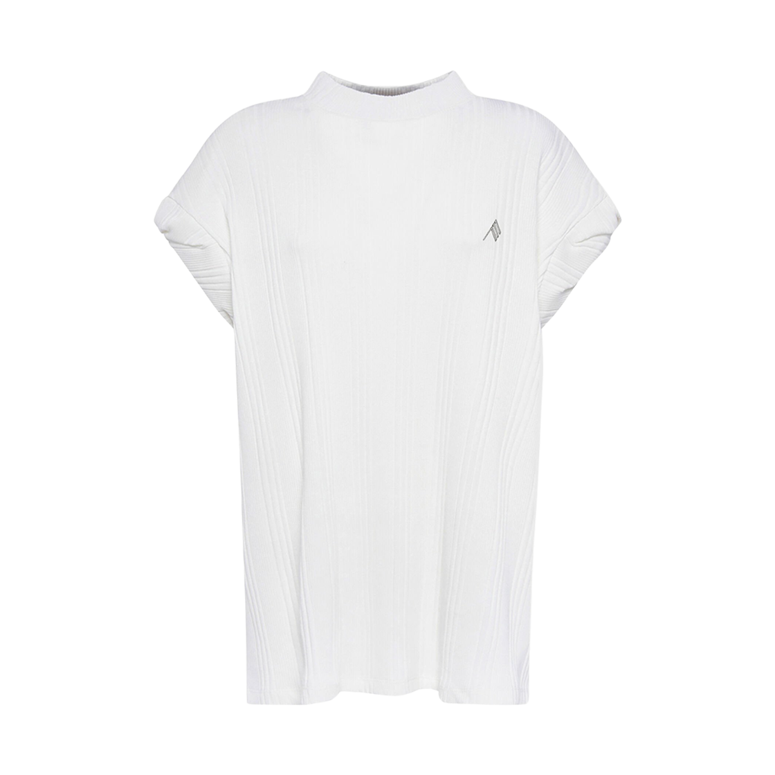 (W) 디 아티코 로리에 티셔츠 화이트((W) The Attico Laurie T-Shirt White)