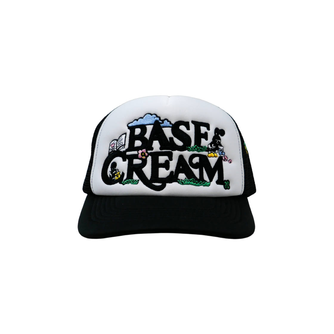 베이스크림 x 부르르 메쉬 캡 블랙(Basecream BCxBRR Mesh Cap Black)