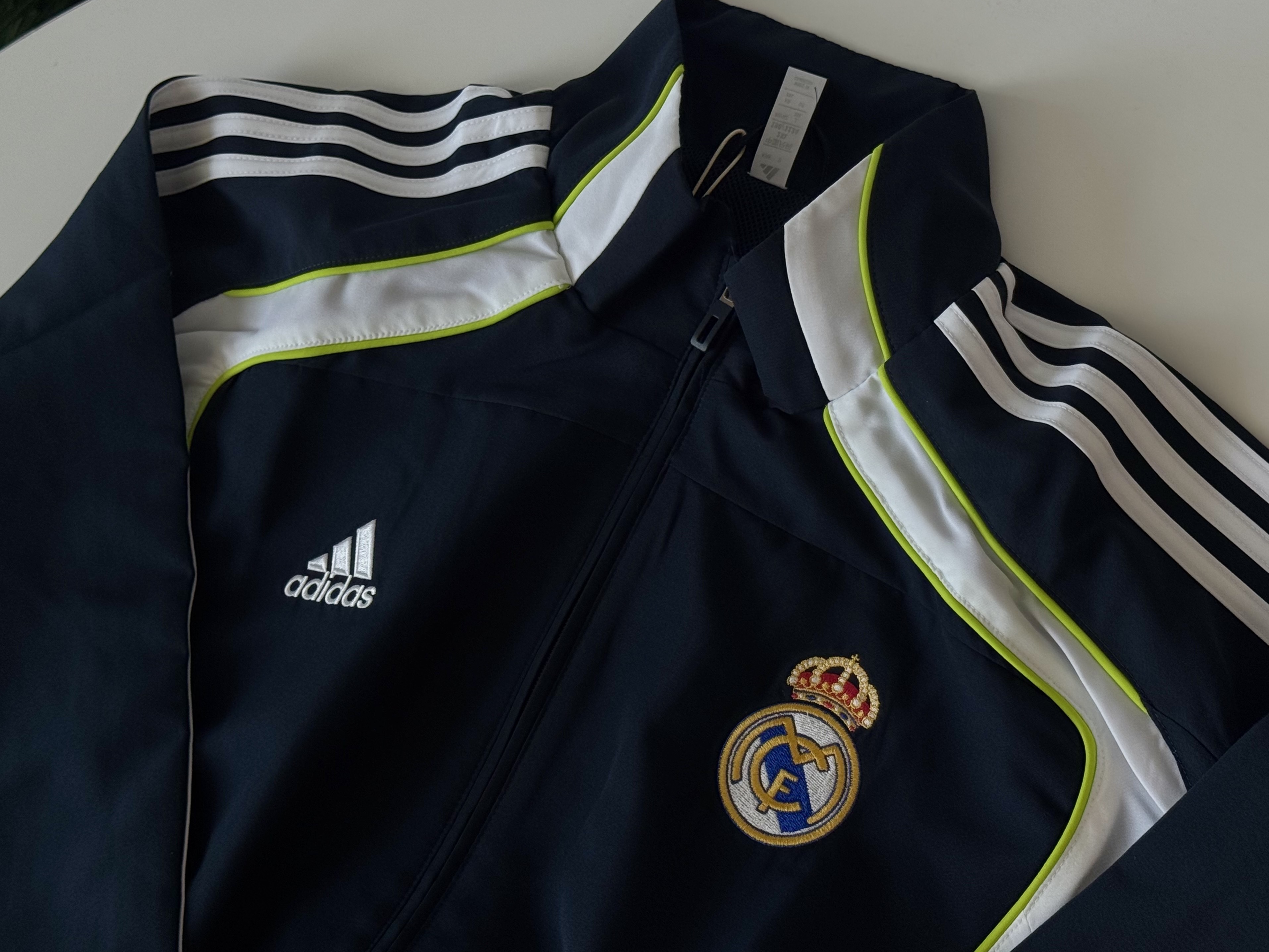 Adidas Real Madrid UBP Track Top Night Navy - KR Sizing 착용 스타일 - 1