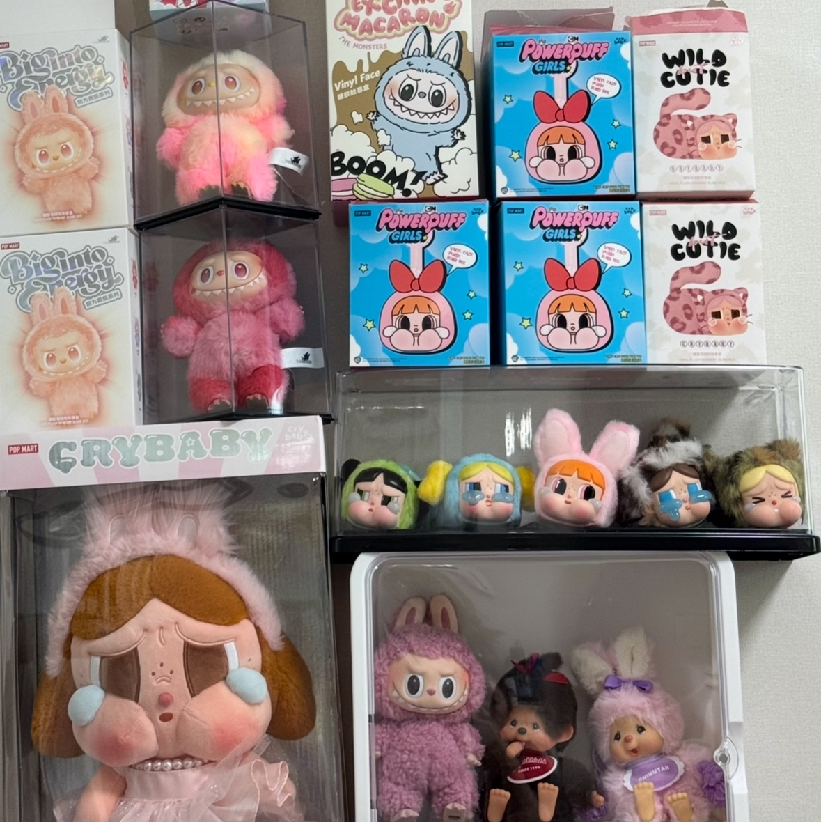 Pop Mart Crybaby x Powerpuff Girls Series Keyring Sealed Case (6 Blind Boxes) 착용 스타일 - 2