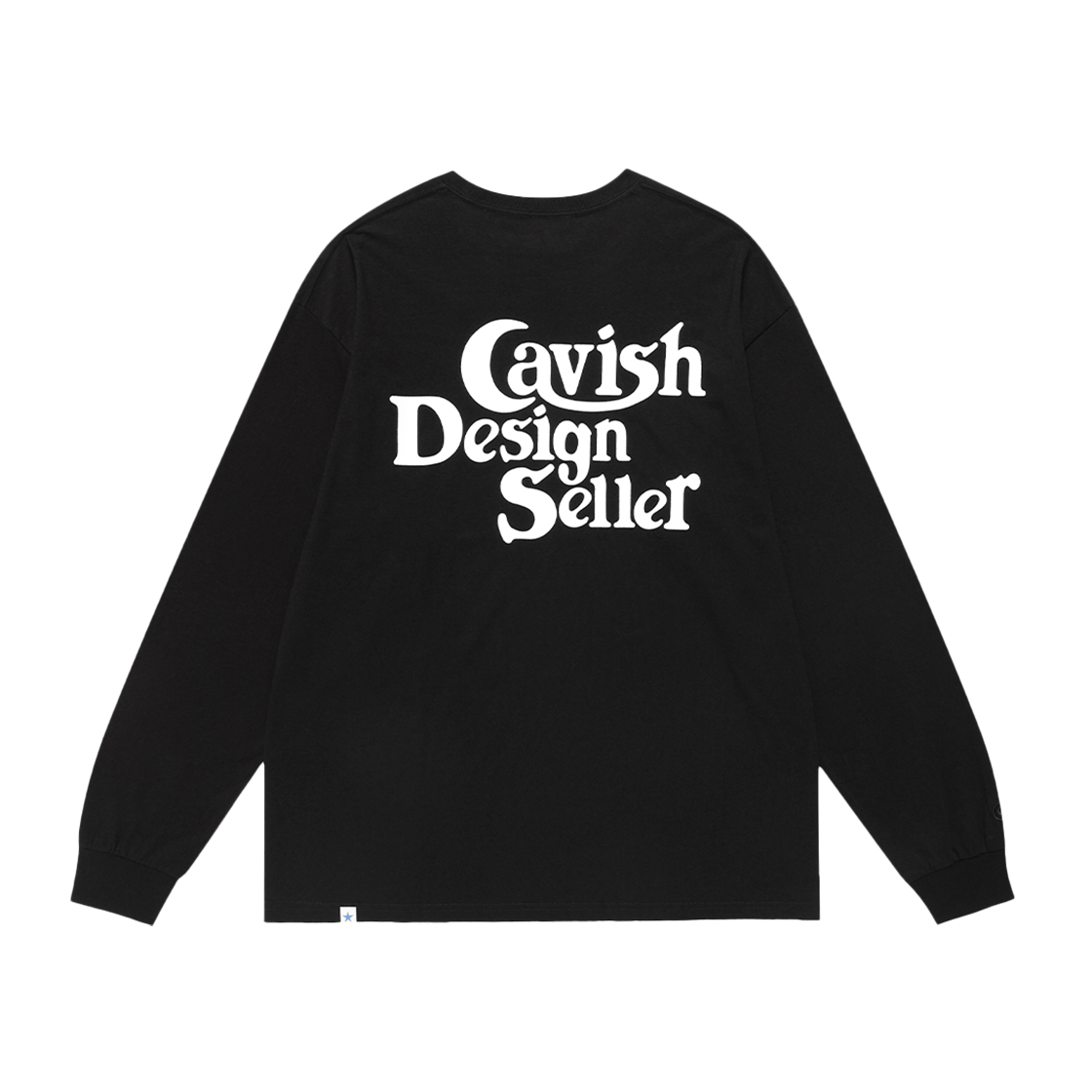 카비시 셀러 로고 롱슬리브 티셔츠 블랙