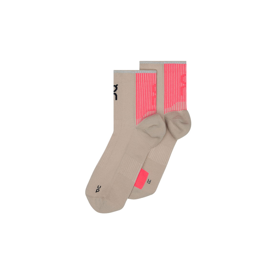 2UF10053952 On Running Performance Run Mid Socks Desert Pink
