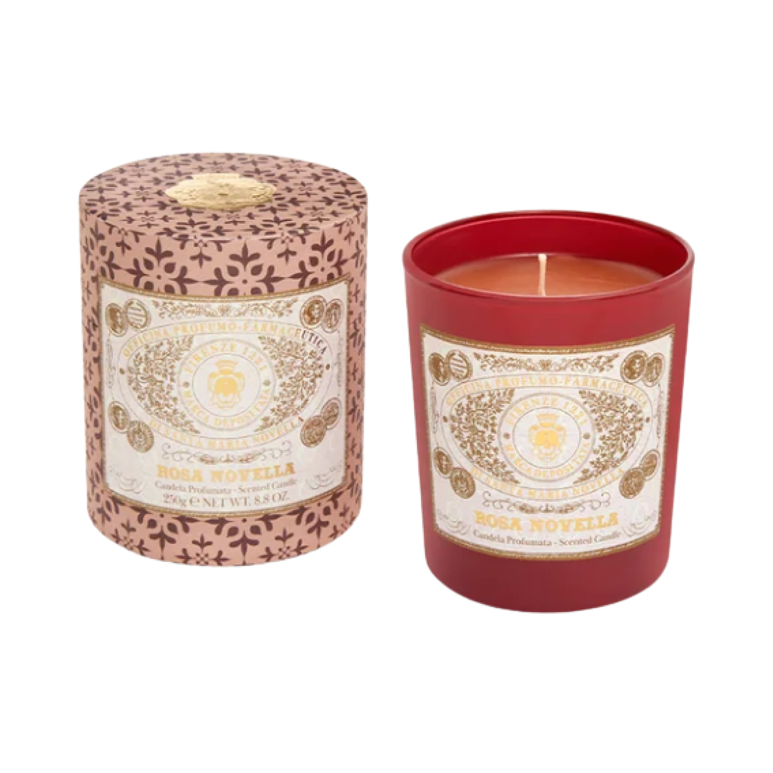 산타 마리아 노벨라 로사 노벨라 향초 (국내 정식 발매 버전)(Santa Maria Novella Rosa Novella Scented Candle (Korean Ver.))