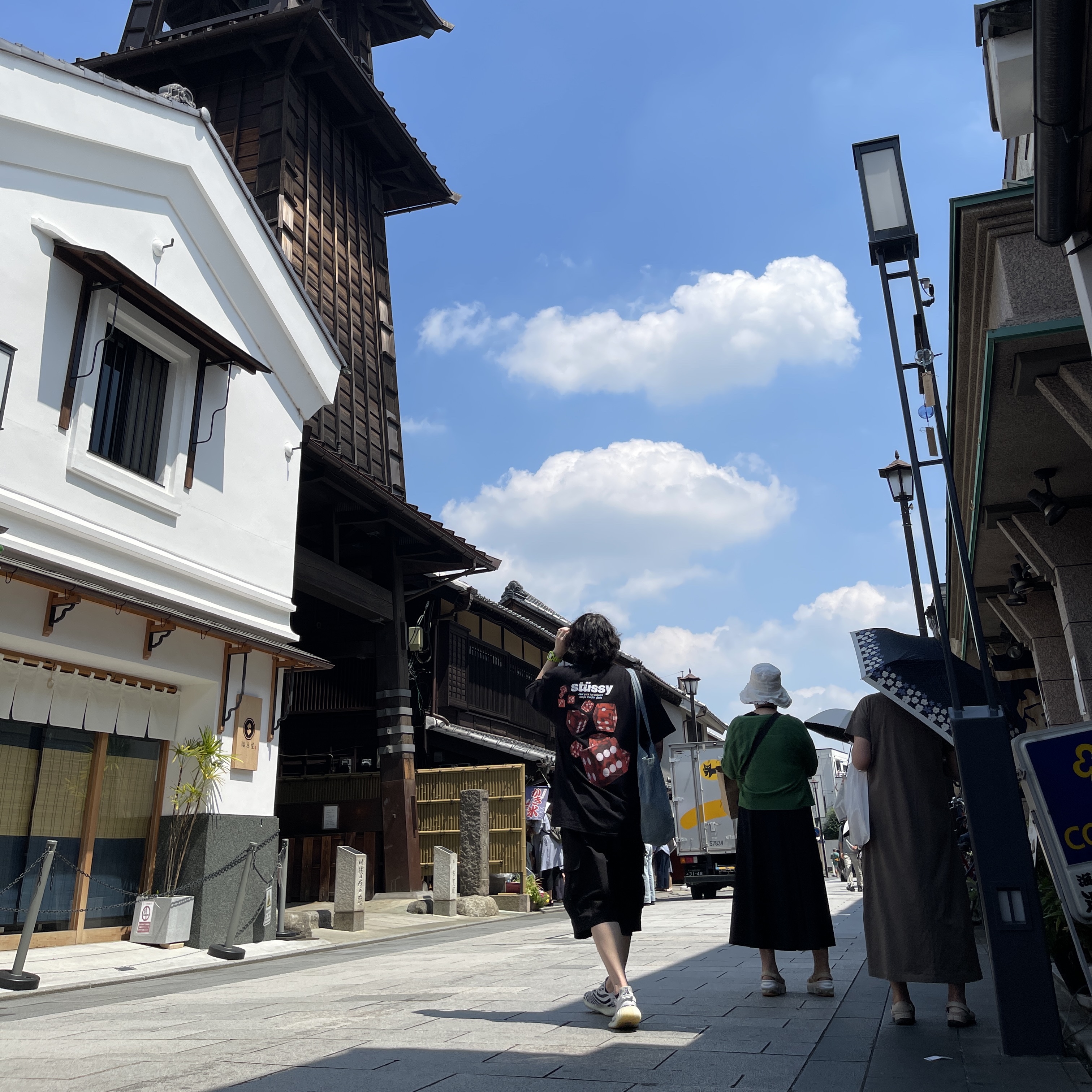 Stussy Rollers T-Shirt Black 착용 스타일