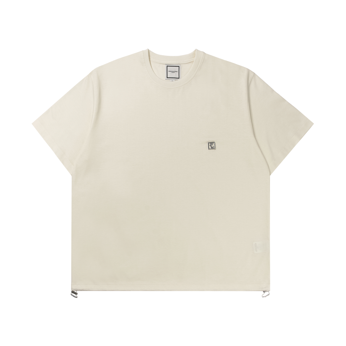 우영미 스트링 티셔츠 아이보리 - 24SS(Wooyoungmi String T-Shirt Ivory - 24SS) - 1