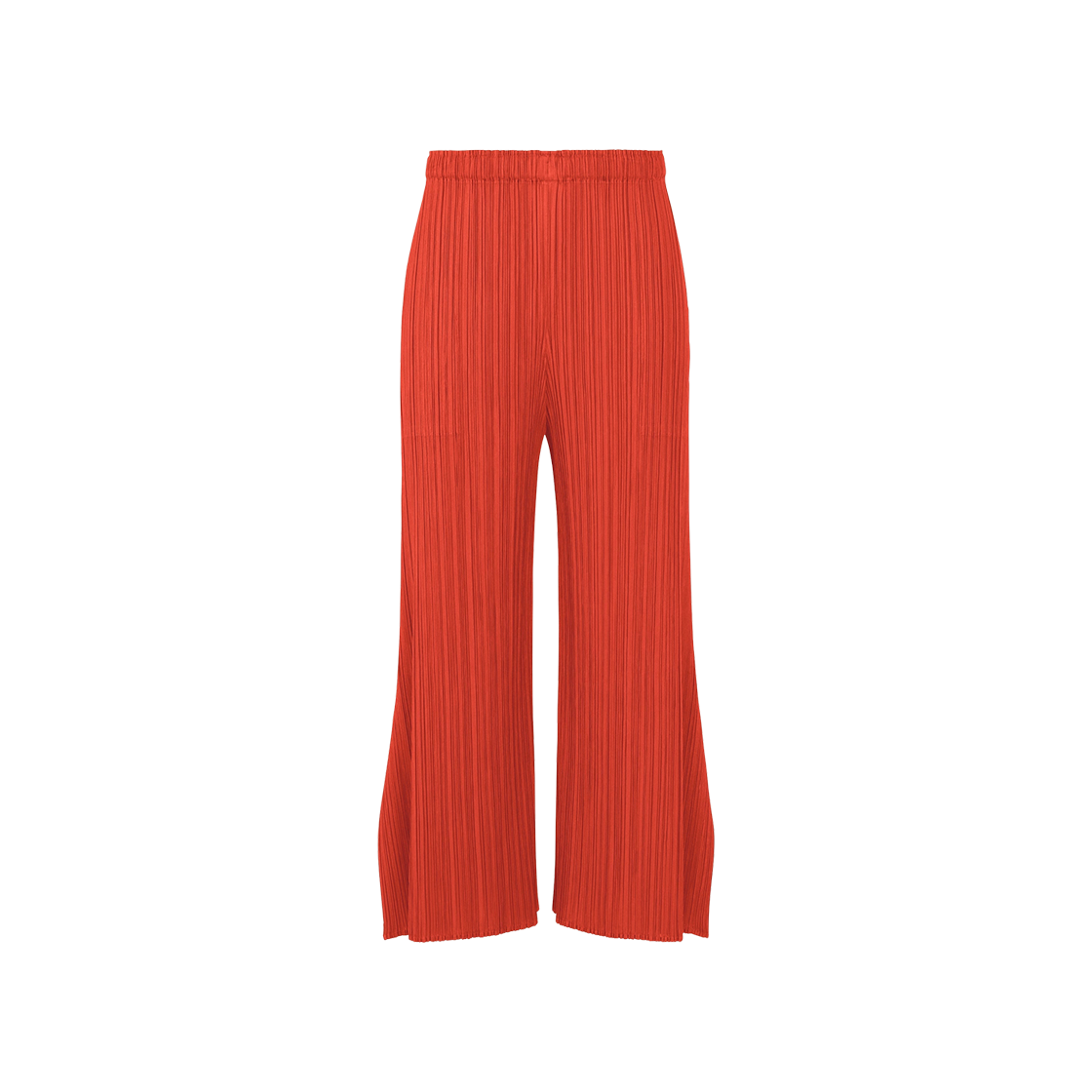 PP58-JF114-25 (W) Pleats Please Issey Miyake MC July Pants Bright Red