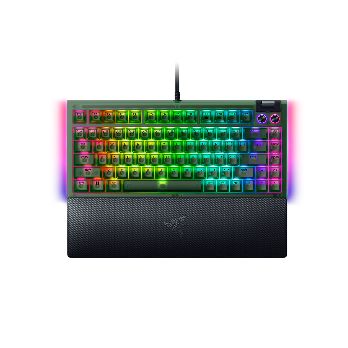 RZ03-05003300-R3M1 Razer Blackwidow V4 75% Phantom Green Edition Gaming Keyboard