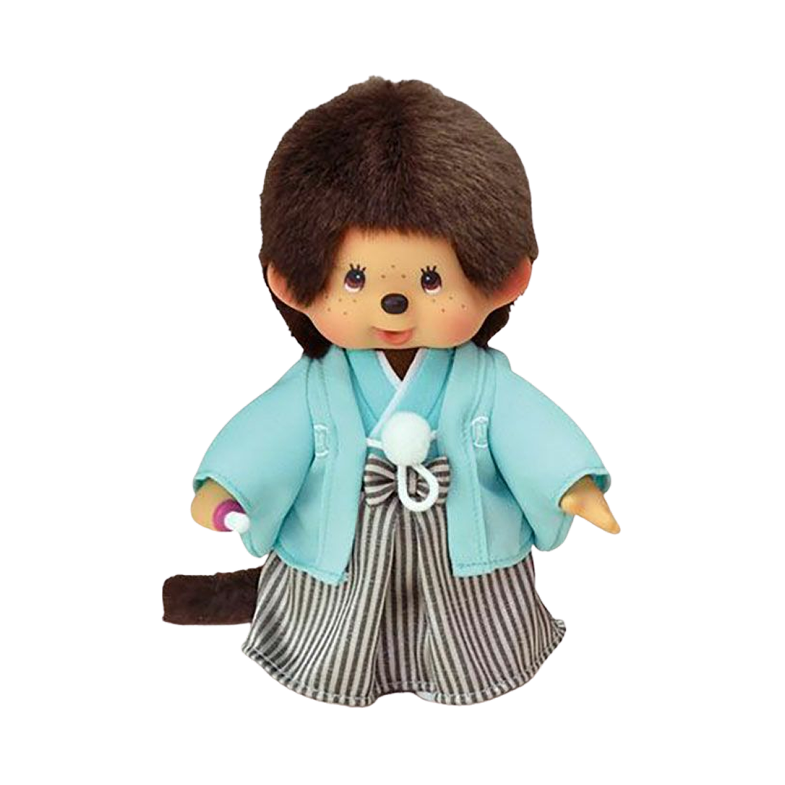 몬치치 패밀리 크레스티드 하카마 보이즈 스탠딩 인형(Monchhichi Family Crested Hakama Boys Standing Doll) - 1