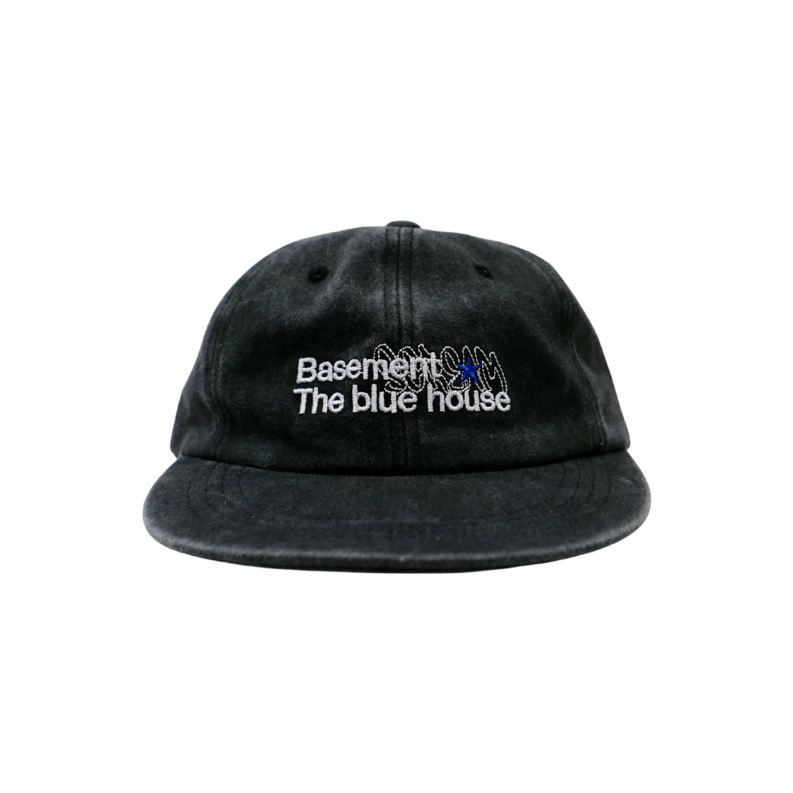 베이스크림 베이스먼트 워시드 캡 블랙(Basecream Basement Washed Cap Black)