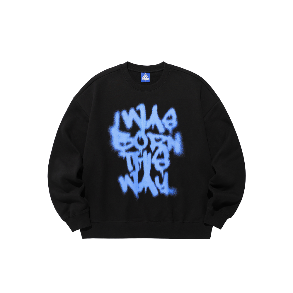 IK2EFMM444ABK ISTKUNST Born This Way Sweatshirts Black
