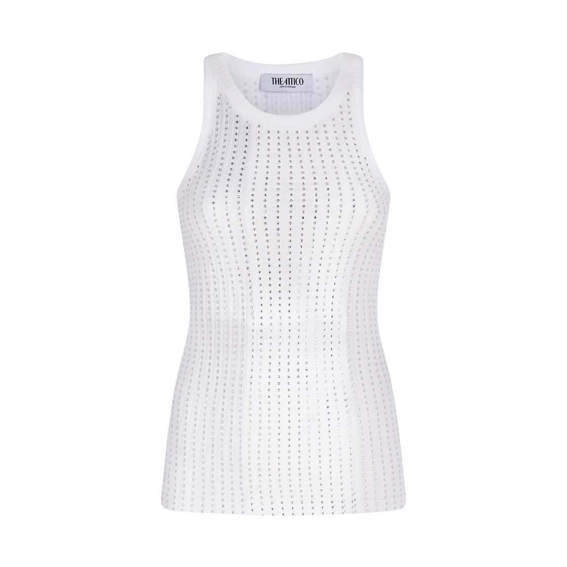 (W) 디 아티코 탱크탑 화이트((W) The Attico Tank Top White) - 1