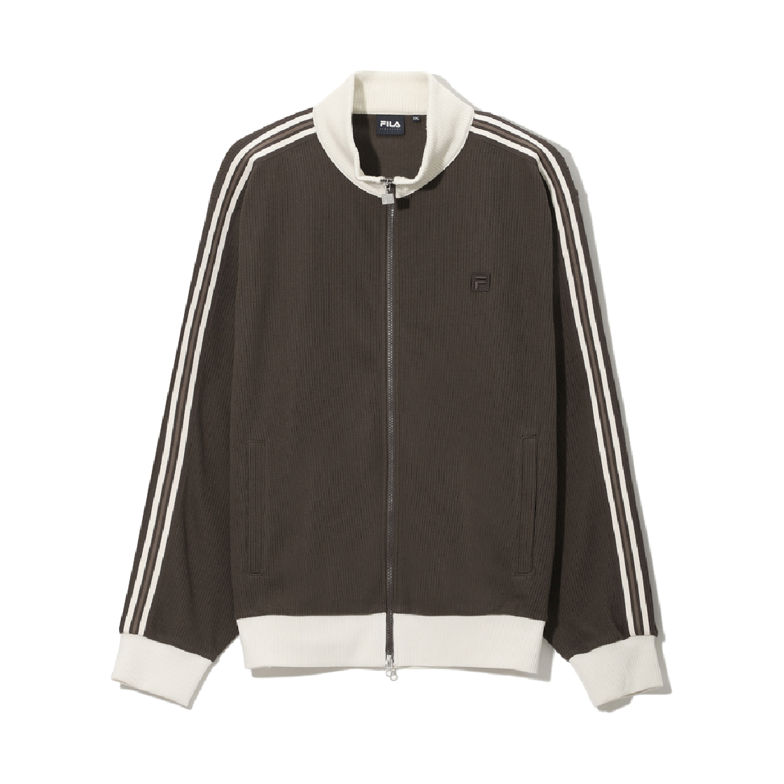 1100FS253FT01X001234 [6% 적립] [KREAM Exclusive] FILA 1911 Knit Track Top Brown