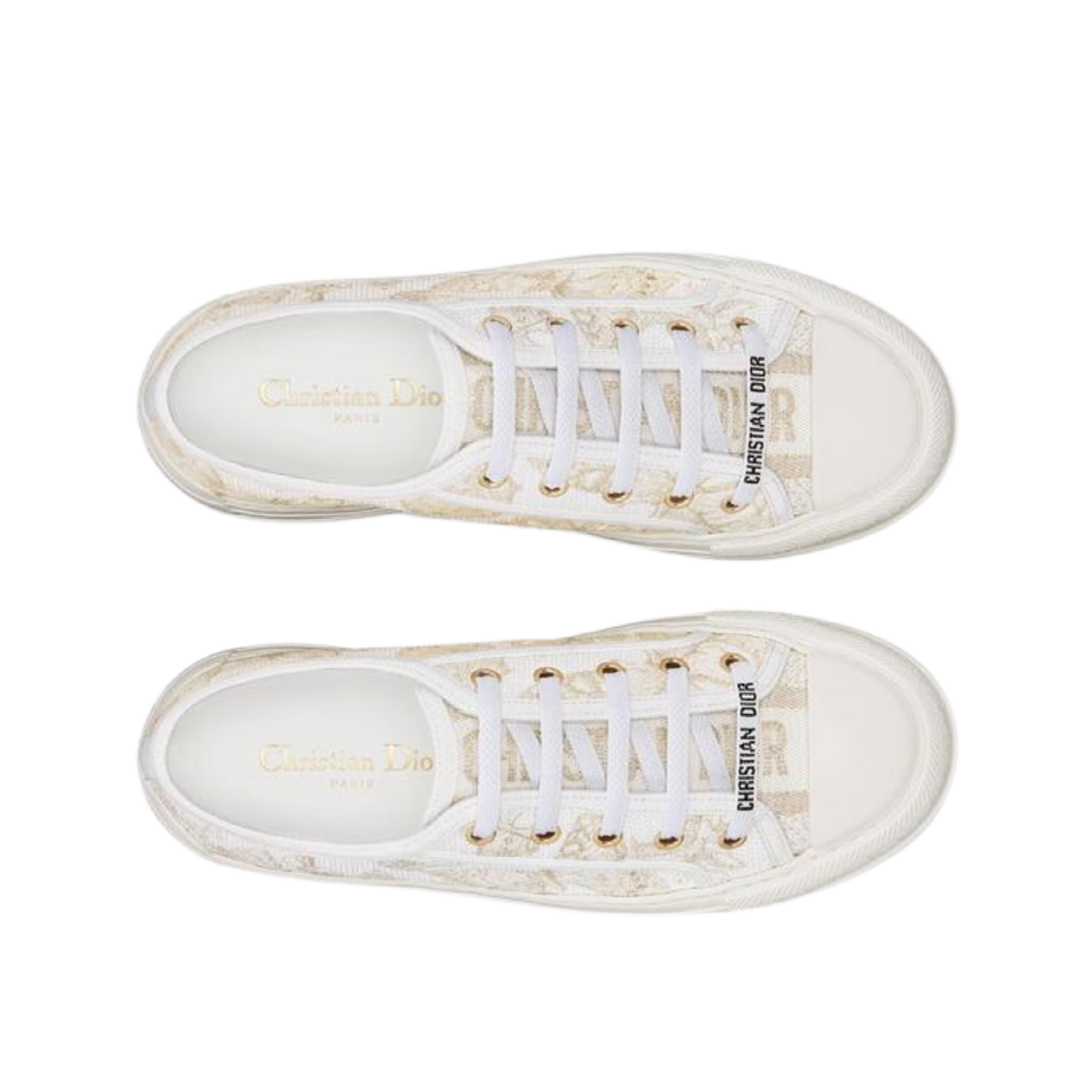 (W) 디올 워크앤디올 플랫폼 스니커즈 화이트((W) Dior Walk'N'Dior Platform Sneakers White) - 2