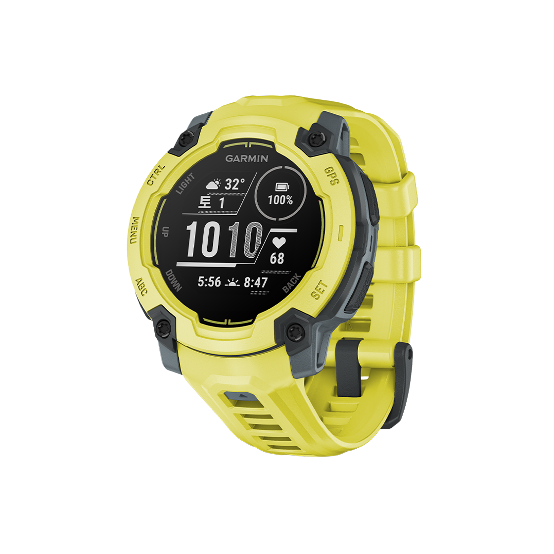 [10% 적립] 가민 인스팅트 E 멀티스포츠 GPS 스마트워치 45mm 일렉트릭 라임([10% 적립] Garmin Instinct E 45 mm Electric Lime)