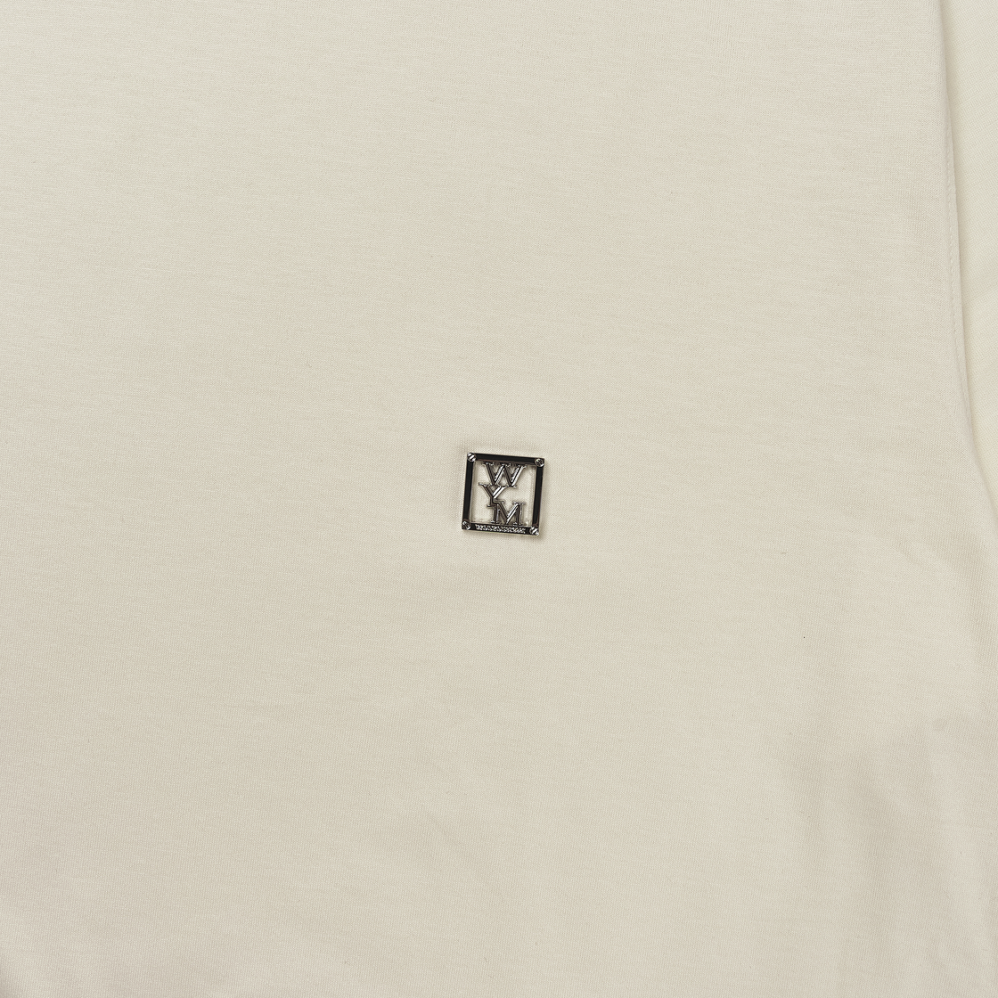 우영미 스트링 티셔츠 아이보리 - 24SS(Wooyoungmi String T-Shirt Ivory - 24SS) - 3
