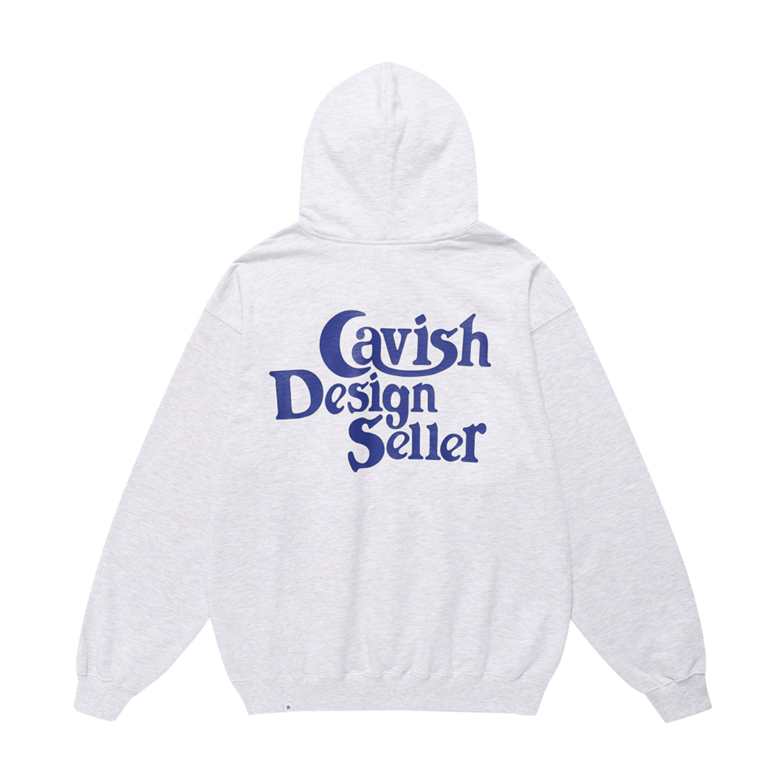 카비시 셀러 로고 후디 라이트그레이 블루 | CAVISH | KREAM