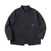 Kapital 10 oz. Black x Black Denim Cactus Coverall Black