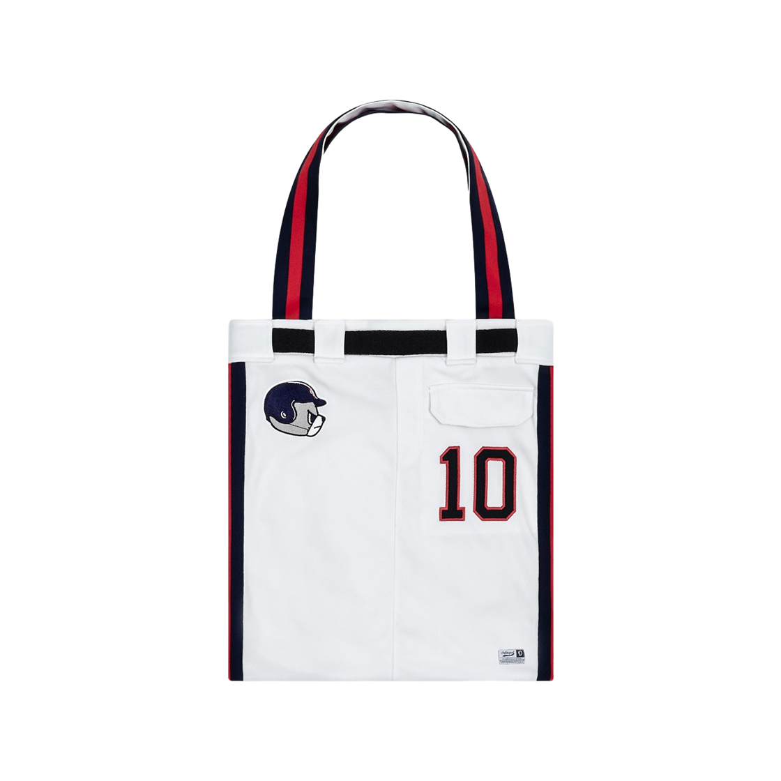 사파리스팟 X 베어스 유니폼 팬츠 에코 백 - 화이트(Safarispot X BEARS Uniform Pants Eco Bag - White)