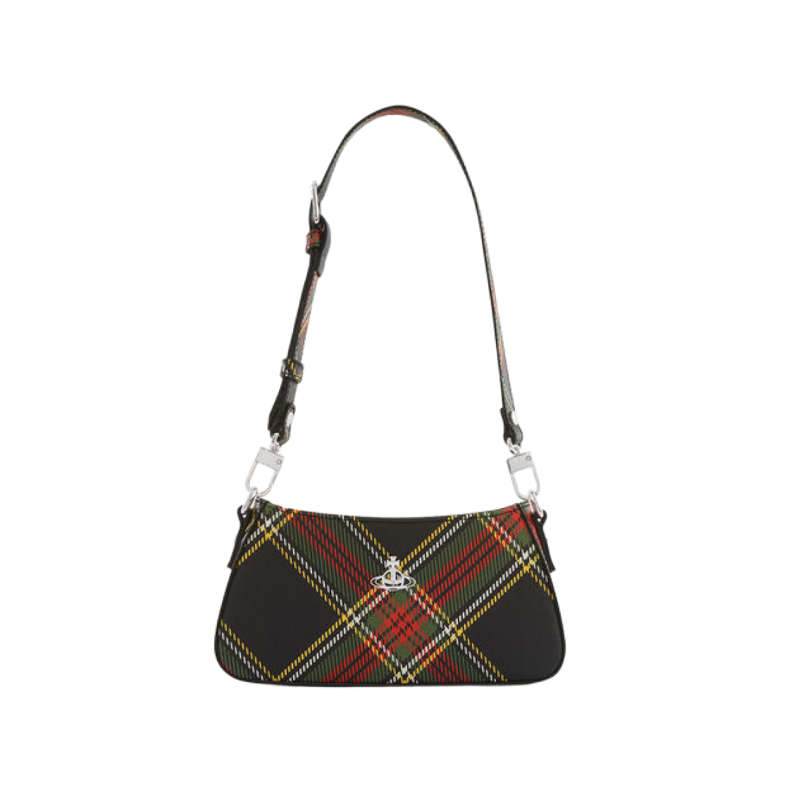 5801000GW-S0022 Vivienne Westwood Tasha Shoulder Phone Bag Chelsea Tartan