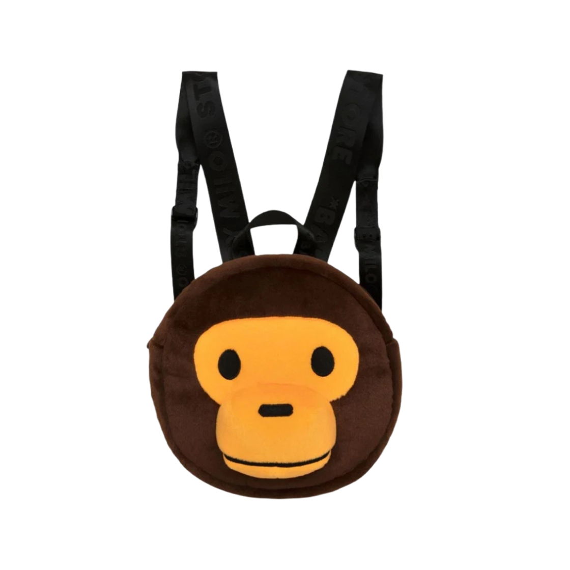 - BAPE Baby Milo Plush Backpack Brown