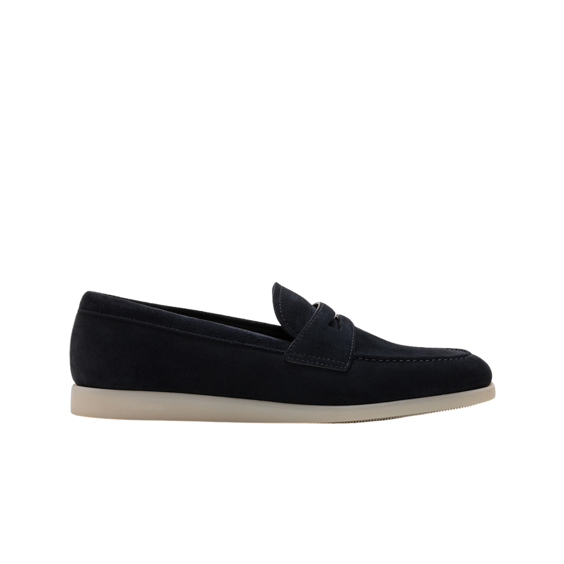 처치스 포츠머스 스웨이드 로퍼 블루(Church's Portsmouth Suede Loafer Blue)