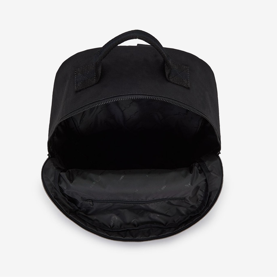 프레드페리 나일론 뱃지 백팩 블랙 샴페인(Fred Perry Nylon Badge Backpack Black Champagne) - 6
