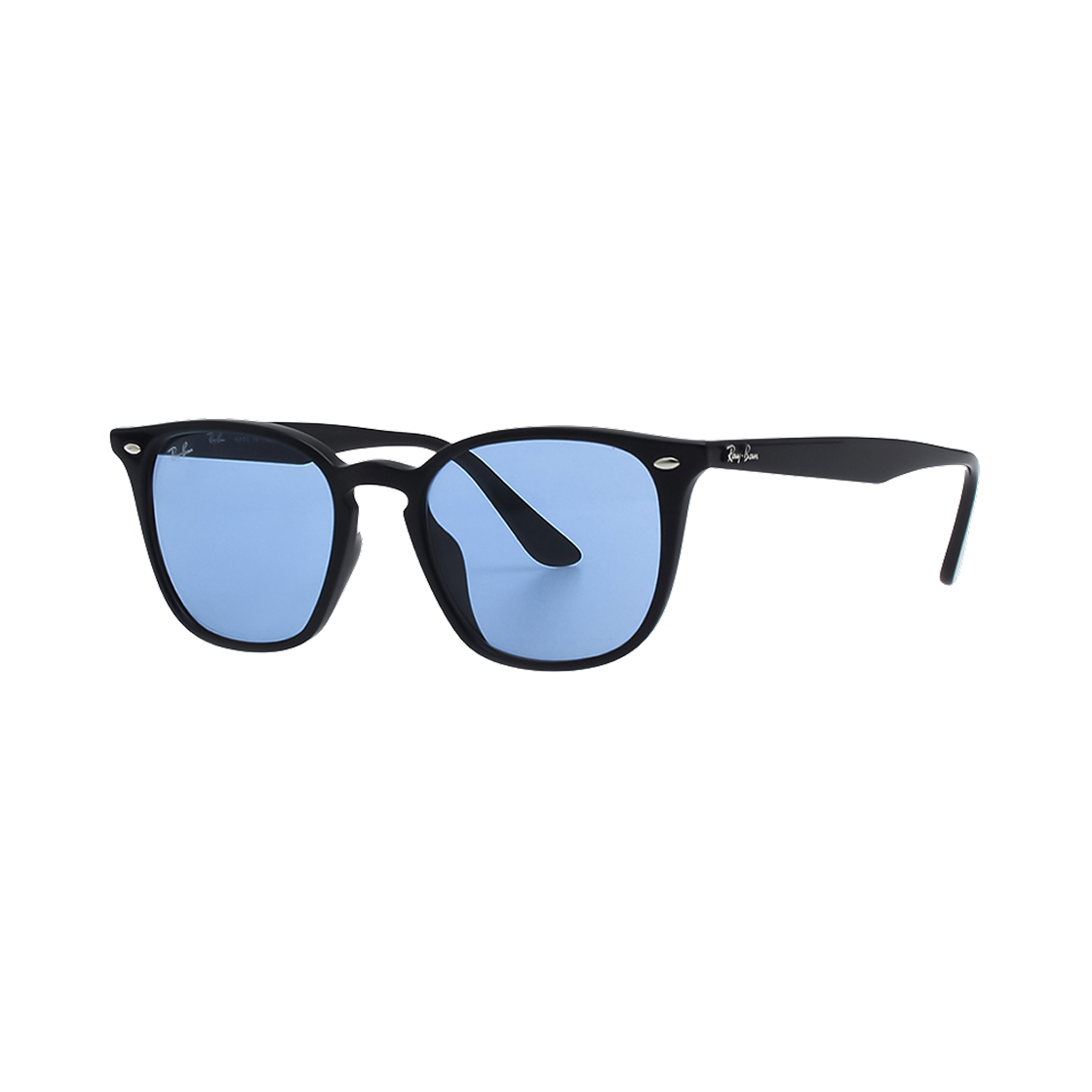 RB4258F-601/80 Ray-Ban RB4258 Polished Black Frame Blue Lense