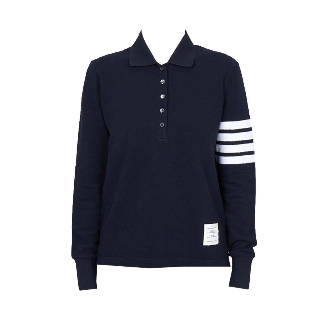 FJP053G 07976 415 [15% 쿠폰] (W) Thom Browne Collar Long Sleeve T-Shirt Navy