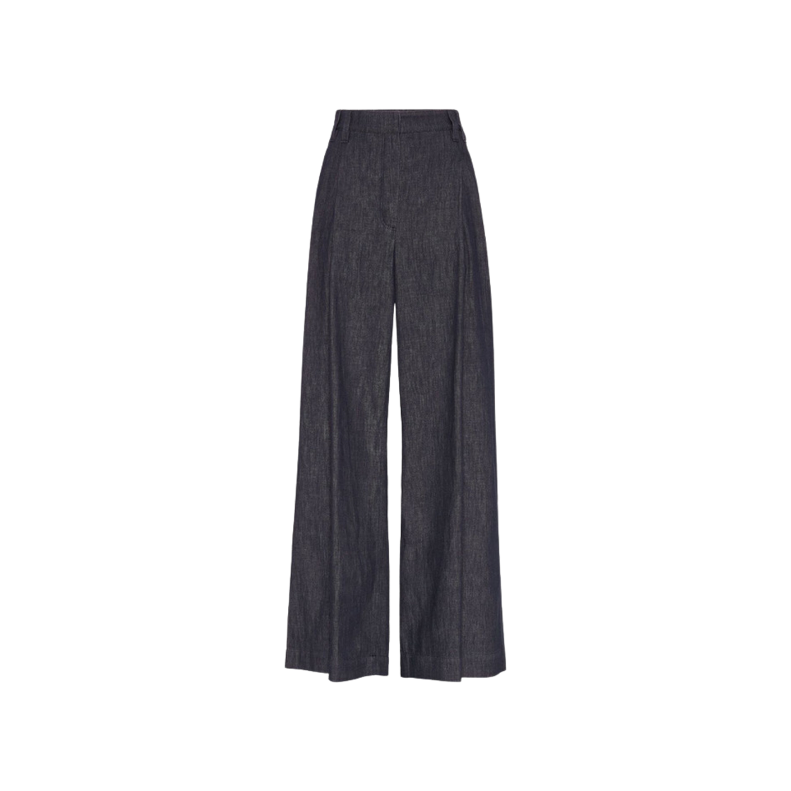 MB125P5759-C001 (W) Brunello Cucinelli Denim Wide Trousers Blue