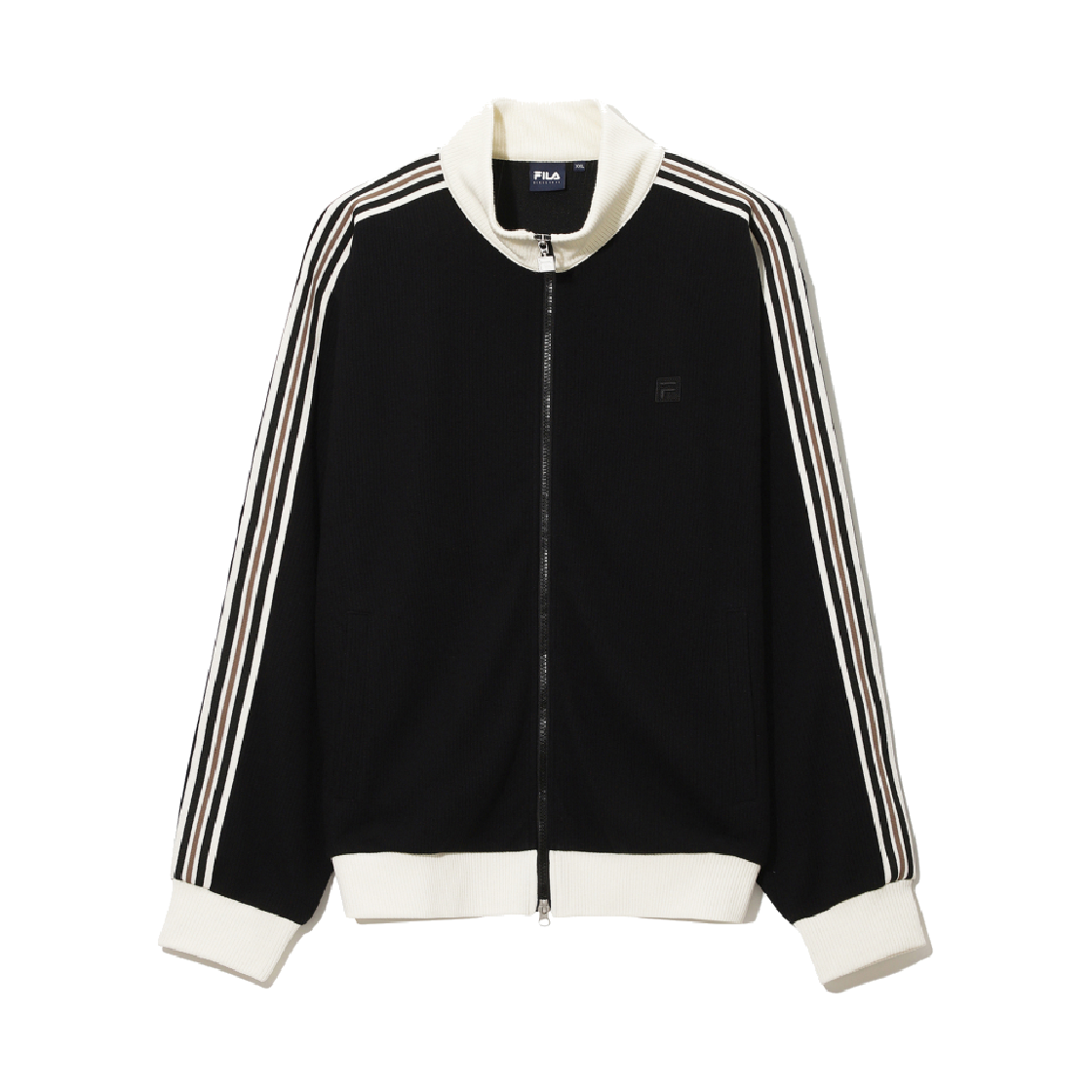 1100FS253FT01X001001 [6% 적립] [KREAM Exclusive] FILA 1911 Knit Track Top Black