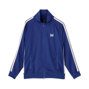 Needles Track Jacket Poly Smooth Royal